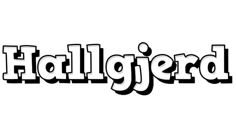 Hallgjerd snowing logo