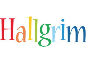 Hallgrim birthday logo