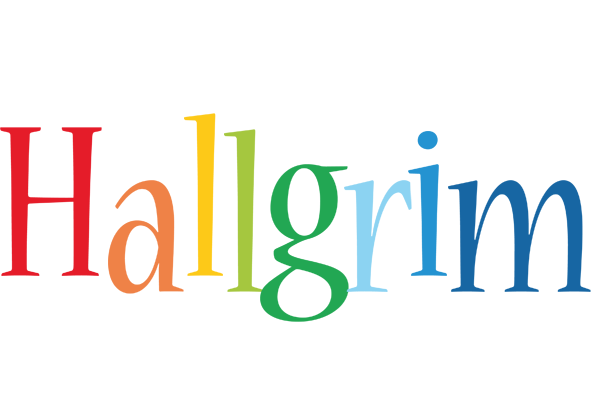 Hallgrim birthday logo