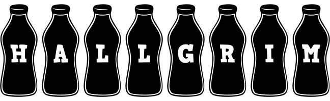 Hallgrim bottle logo