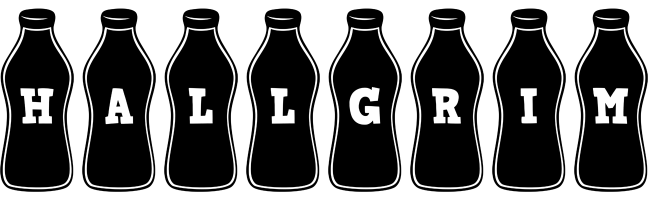 Hallgrim bottle logo