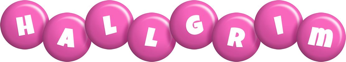 Hallgrim candy-pink logo