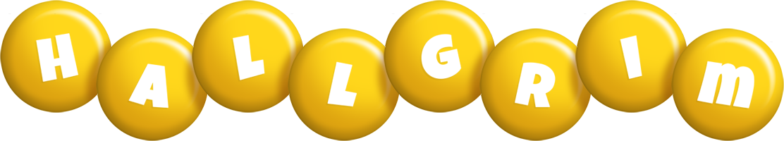 Hallgrim candy-yellow logo