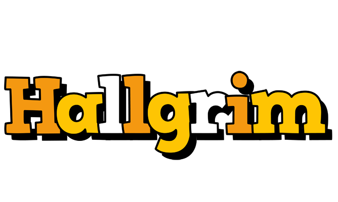 Hallgrim cartoon logo