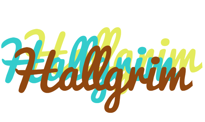 Hallgrim cupcake logo