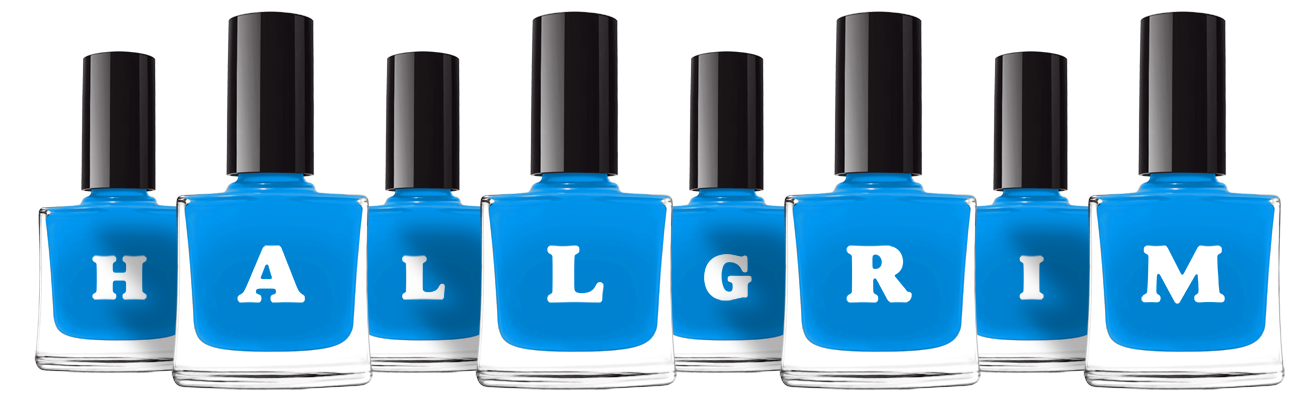 Hallgrim glossy logo
