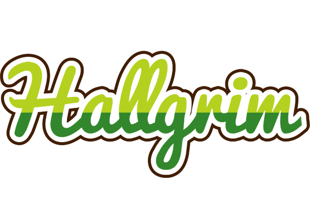 Hallgrim golfing logo