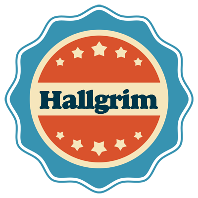 Hallgrim labels logo