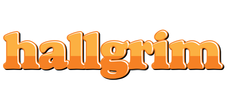 Hallgrim orange logo