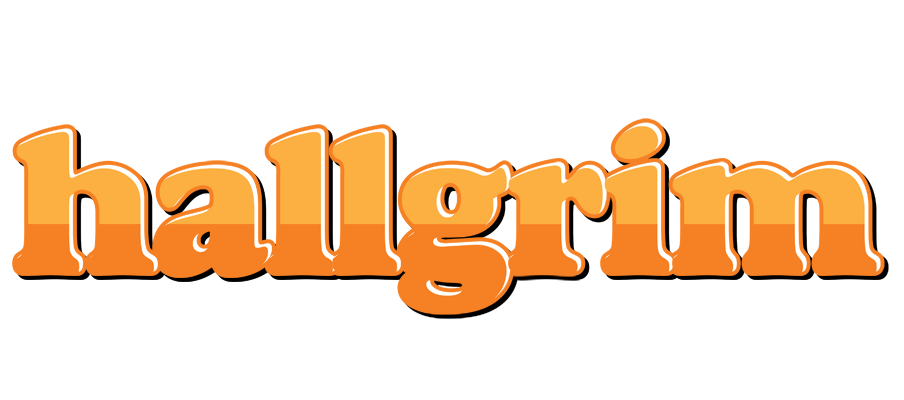 Hallgrim orange logo