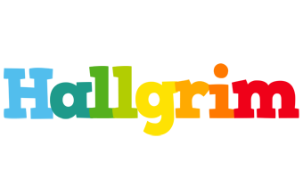 Hallgrim rainbows logo