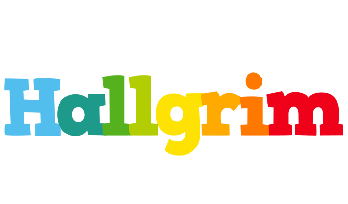 Hallgrim rainbows logo