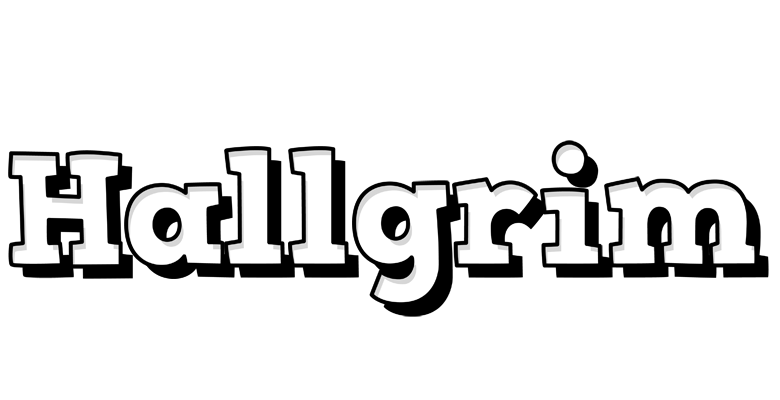 Hallgrim snowing logo
