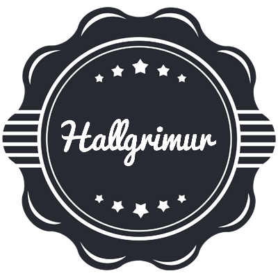 Hallgrimur badge logo