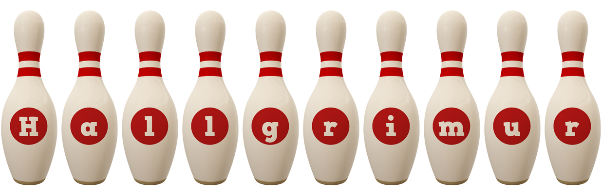 Hallgrimur bowling-pin logo