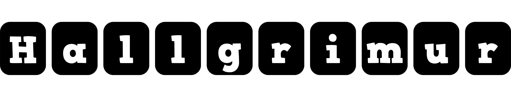Hallgrimur box logo