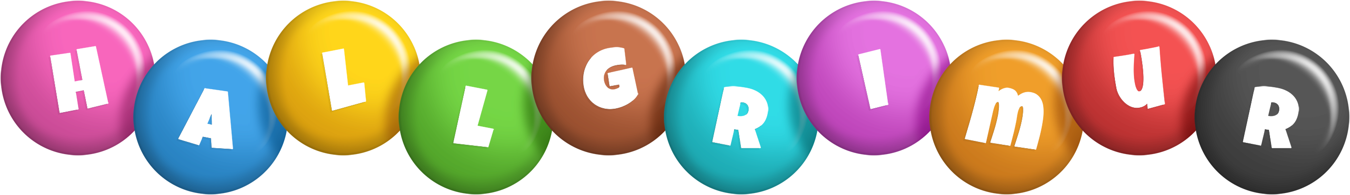 Hallgrimur candy logo