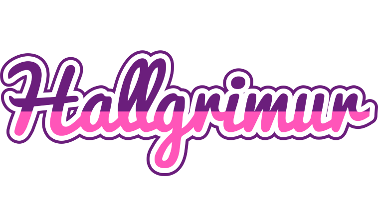 Hallgrimur cheerful logo