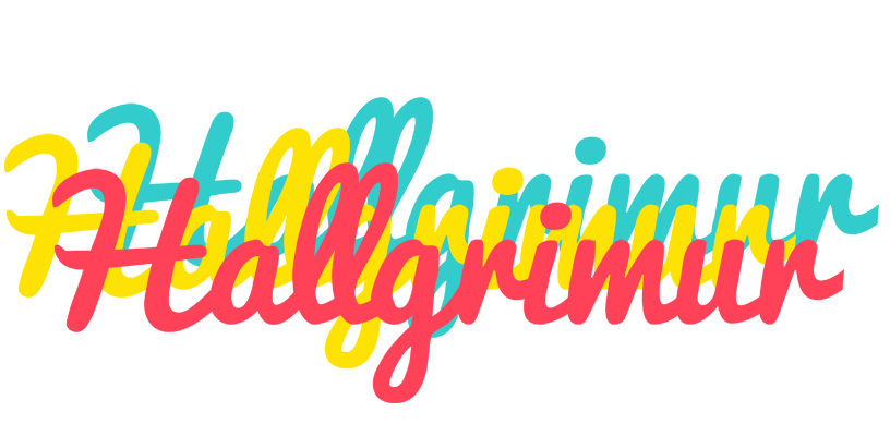 Hallgrimur disco logo