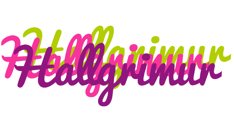 Hallgrimur flowers logo