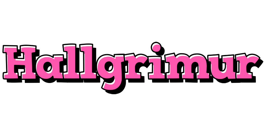 Hallgrimur girlish logo