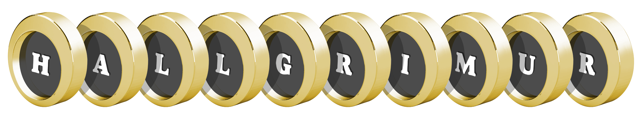 Hallgrimur gold logo