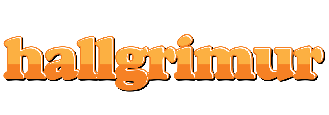 Hallgrimur orange logo