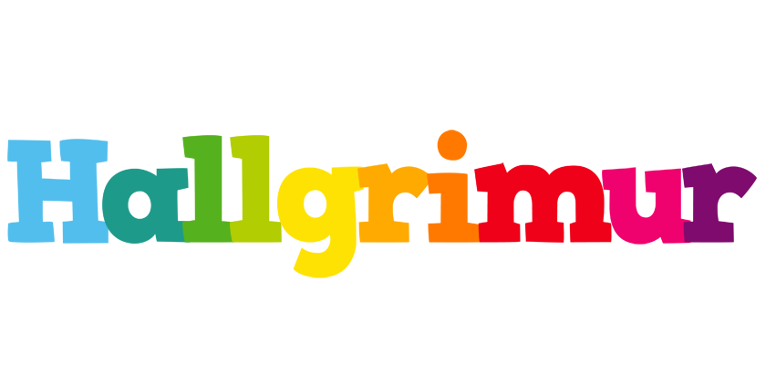 Hallgrimur rainbows logo