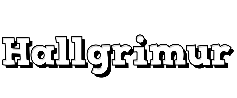 Hallgrimur snowing logo