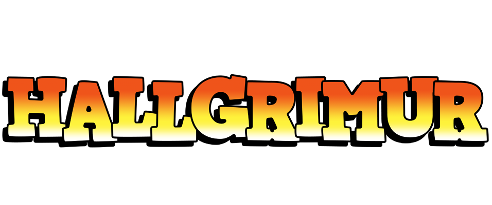 Hallgrimur sunset logo
