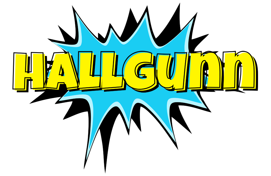 Hallgunn amazing logo