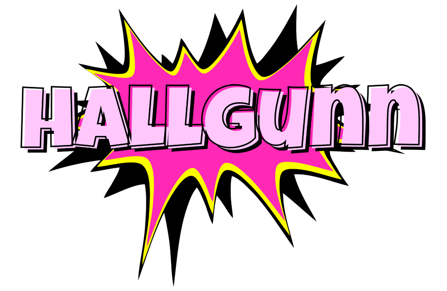 Hallgunn badabing logo