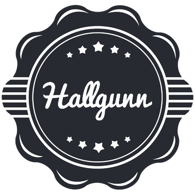 Hallgunn badge logo