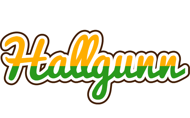 Hallgunn banana logo