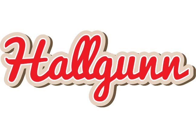 Hallgunn chocolate logo