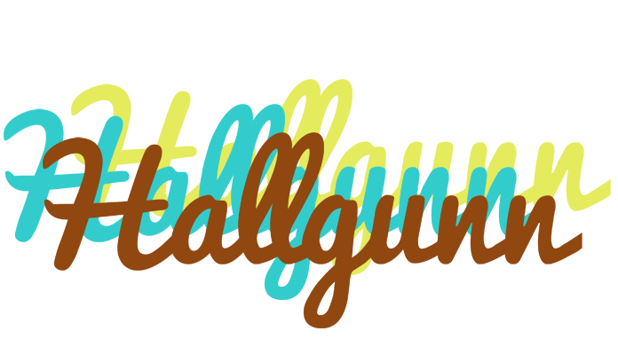 Hallgunn cupcake logo