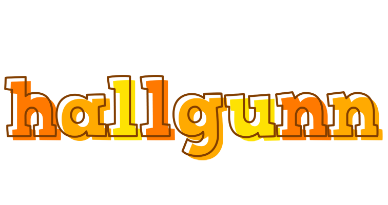 Hallgunn desert logo