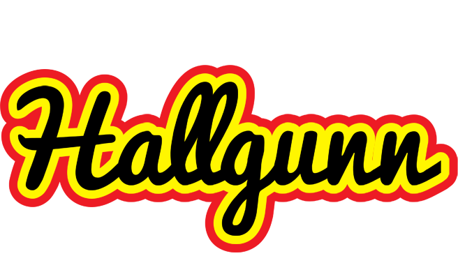 Hallgunn flaming logo