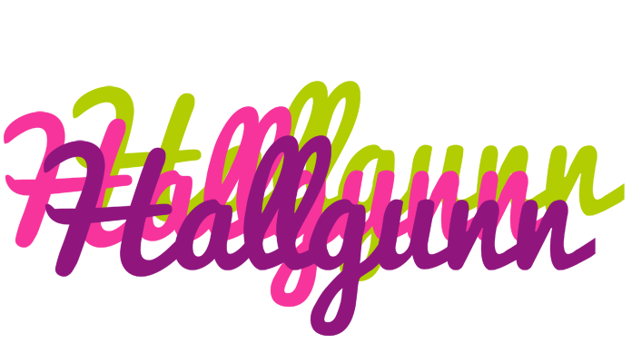 Hallgunn flowers logo