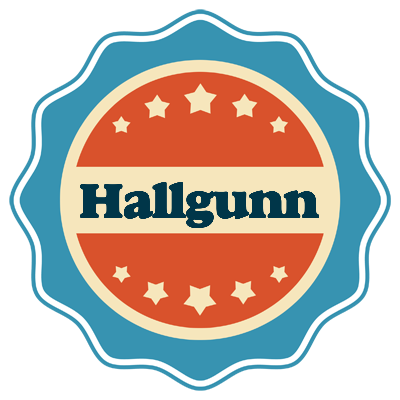 Hallgunn labels logo