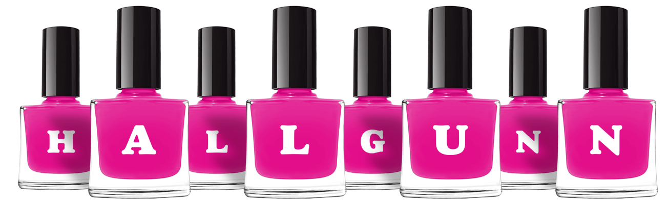 Hallgunn nails logo