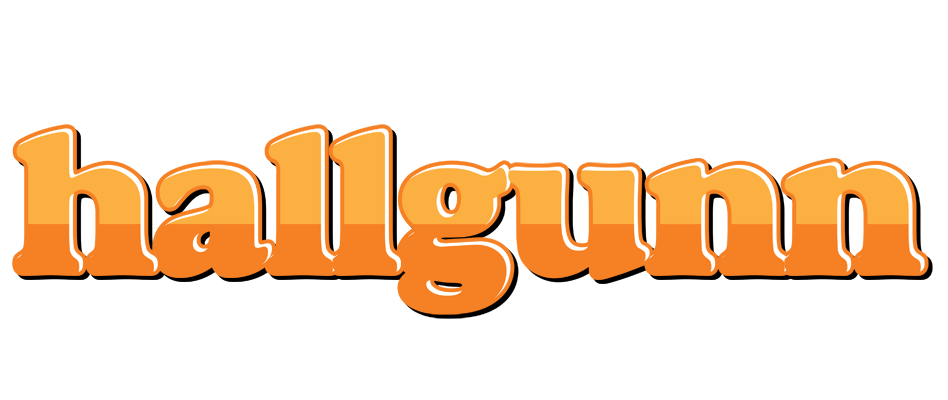 Hallgunn orange logo