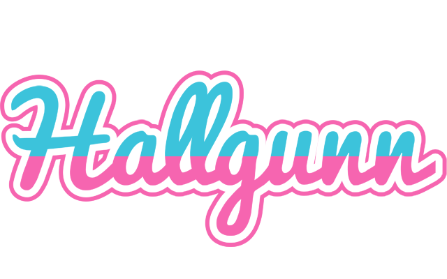 Hallgunn woman logo