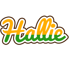 Hallie banana logo