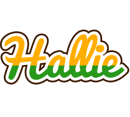 Hallie banana logo