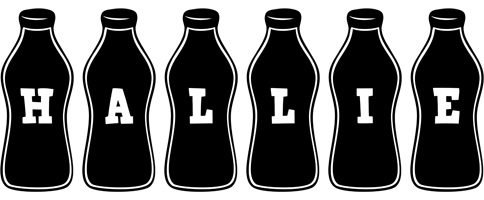 Hallie bottle logo