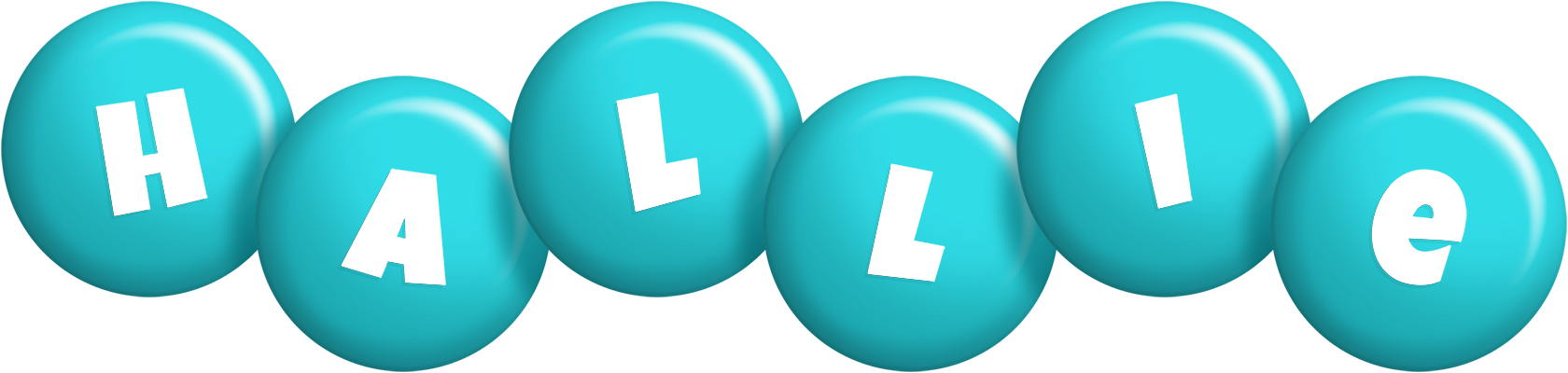 Hallie candy-azur logo