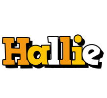 Hallie cartoon logo