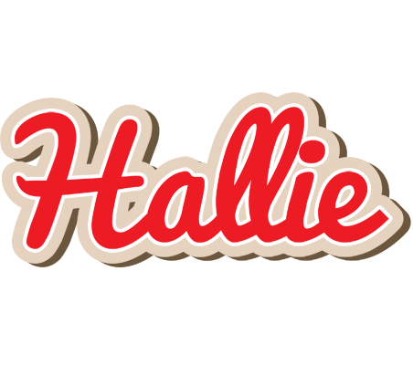 Hallie chocolate logo