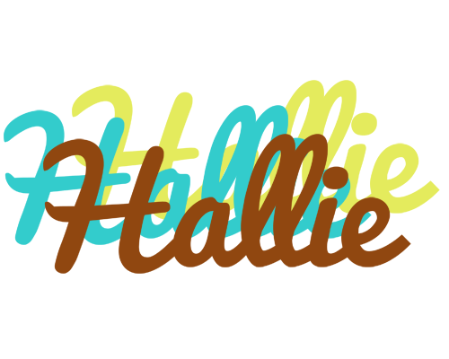 Hallie cupcake logo